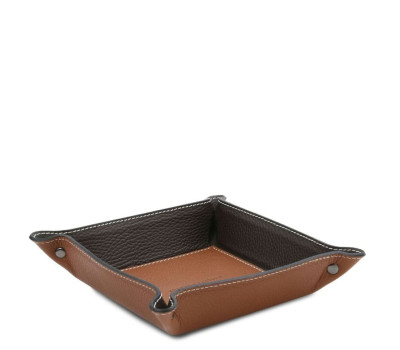 Шкіряний лоток для паперів та речей офісний  Tuscany TL142159