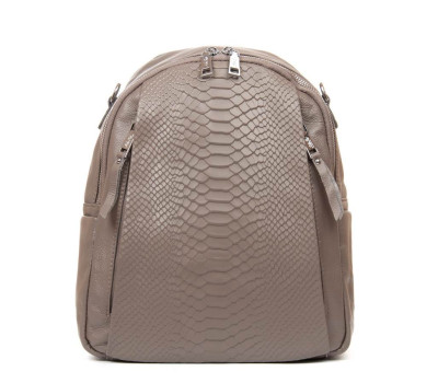 Сумка Шкіряна Жіноча Рюкзак ALEX RAI 8907-9- deep grey