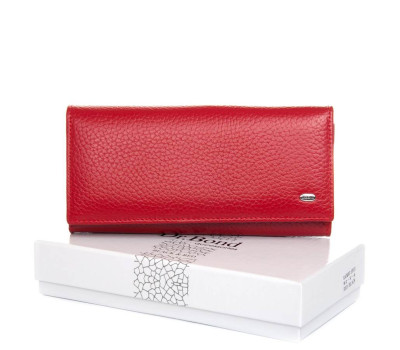 Гаманець BR Жіночий шкіра DR. BOND W1-V-4 red-black