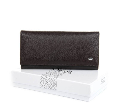 Гаманець Шкіряний Жіночий Classic DR. BOND W1-V-2 coffee