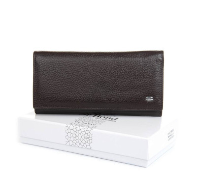 Гаманець Шкіряний Жіночий Classic DR. BOND W501 coffee