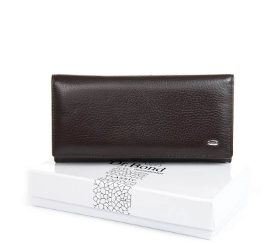 Гаманець Шкіряний Жіночий Classic DR. BOND W501-2 coffee