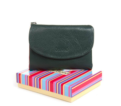 Гаманець Шкіряний Жіночий Rainbow DR. BOND WRS-239-1 green