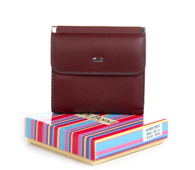 Гаманець Шкіряний Жіночий Rainbow DR. BOND WRS-33-1 wine red