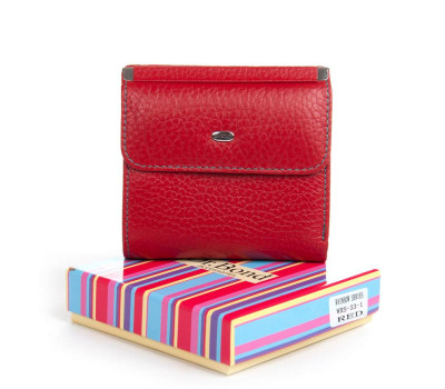 Гаманець Шкіряний Жіночий Rainbow DR. BOND WRS-33-1 red