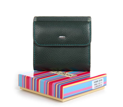 Гаманець Шкіряний Жіночий Rainbow DR. BOND WRS-33-1 green