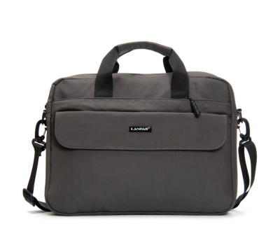 Сумка Мужская Для Ноутбука нейлон Lanpad 63753 grey