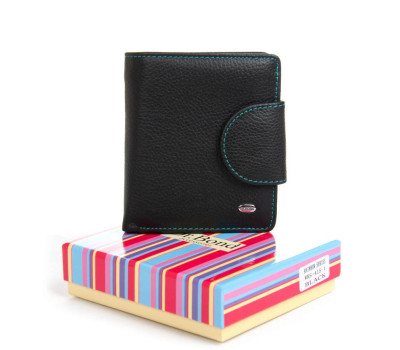 Гаманець Шкіряний Жіночий Rainbow DR. BOND WRS-415-1 black