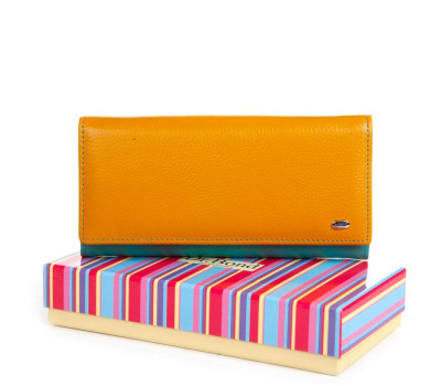 Гаманець Шкіряний Жіночий Rainbow DR. BOND WRS-501-2 yellow