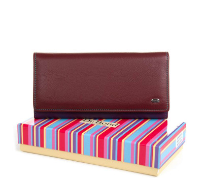 Гаманець Шкіряний Жіночий Rainbow DR. BOND WRS-501-2 wine red