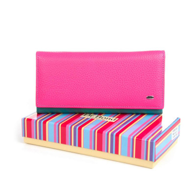 Гаманець Шкіряний Жіночий Rainbow DR. BOND WRS-501-2 plum-red