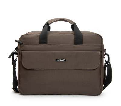 Сумка Мужская Для Ноутбука нейлон Lanpad 63753 brown