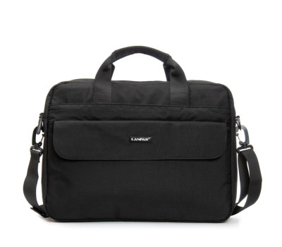Сумка Мужская Для Ноутбука нейлон Lanpad 63753 black