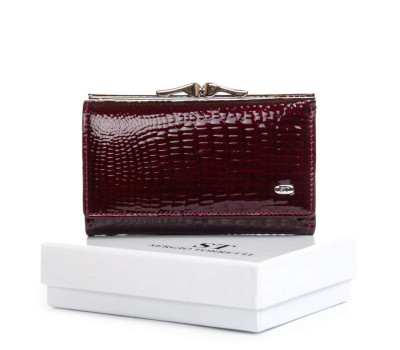 Гаманець Жіночий LR шкіра-лак SERGIO TORRETTI FEW214 wine red