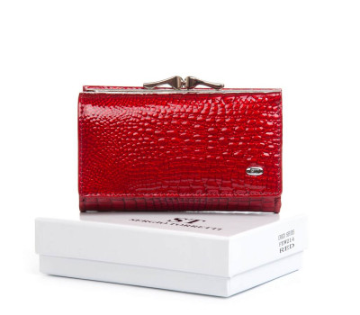 Гаманець Жіночий LR шкіра-лак SERGIO TORRETTI FEW214 red