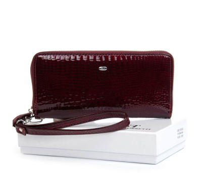 Гаманець Жіночий LR шкіра-лак SERGIO TORRETTI FEW38 wine red
