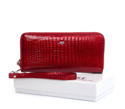 Гаманець Жіночий LR шкіра-лак SERGIO TORRETTI FEW38 red