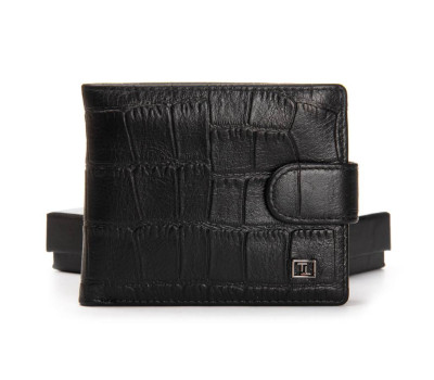 Гаманець шкіряний Чоловічий BE BRETTON Y210 black croco