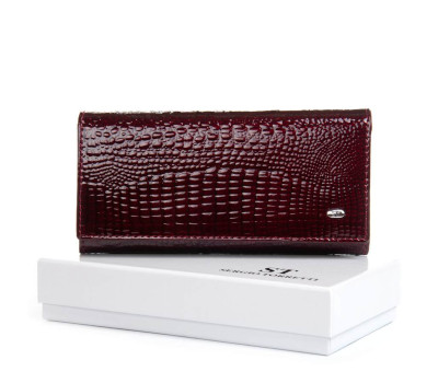 Гаманець Жіночий LR шкіра-лак SERGIO TORRETTI FEW501 wine red