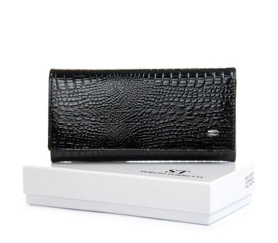 Гаманець Жіночий LR шкіра-лак SERGIO TORRETTI FEW501 black