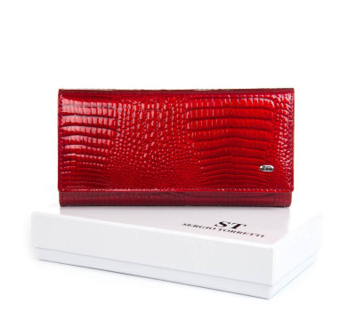 Гаманець Жіночий LR шкіра-лак SERGIO TORRETTI FEW501-2 red