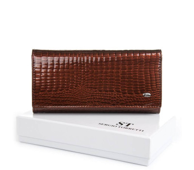 Гаманець Жіночий LR шкіра-лак SERGIO TORRETTI FEW501-2 brown