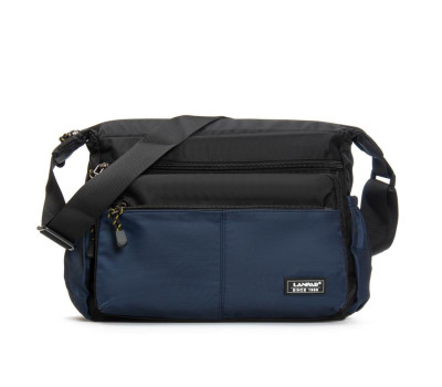 Сумка Чоловіча на плече нейлон Lanpad 8649 blue почтальон