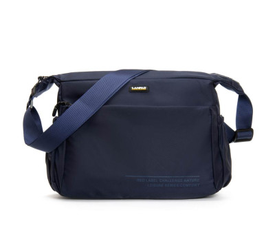Сумка Чоловіча на плече нейлон Lanpad 8620 blue почтальон