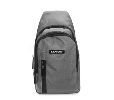 Сумка Чоловіча на плече нейлон Lanpad 80002 gray