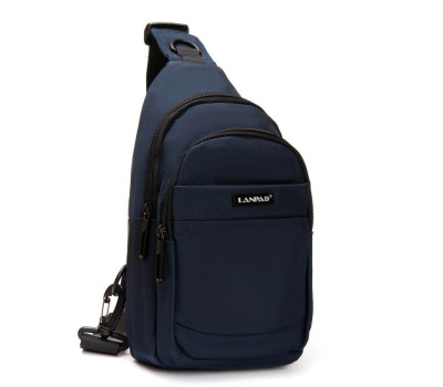Сумка Чоловіча на плече нейлон Lanpad 63746 blue