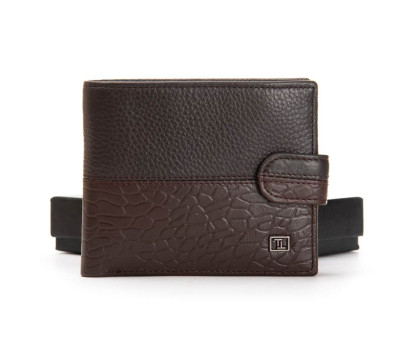 Гаманець шкіряний Чоловічий BE BRETTON 308L brown mix