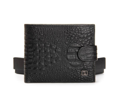 Гаманець шкіряний Чоловічий BE BRETTON 208-Z3204 black croco