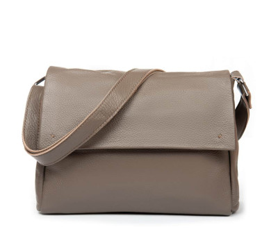 Сумка Шкіряна Жіноча Класична ALEX RAI 6504 l.grey