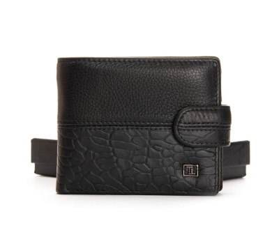 Гаманець шкіряний Чоловічий BE BRETTON 208-L0613 black mix