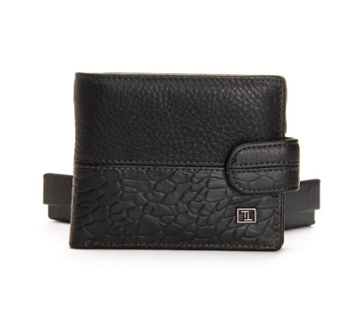 Гаманець шкіряний Чоловічий BE BRETTON 208-L0611 black mix