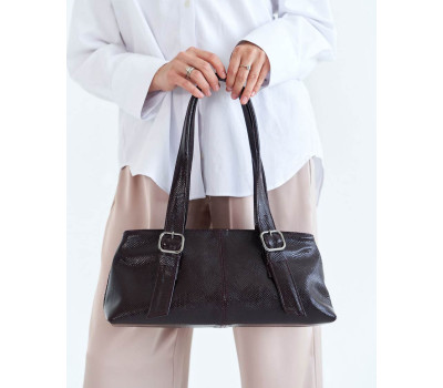 Кожаная женская сумка «Амара» черная WeLassie