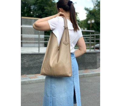 Сумка жіноча "Лінда" натуральна шкіра, лате флотар