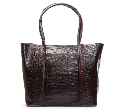 Сумка Шкіряна Жіноча Класична ALEX RAI 00109 bordo