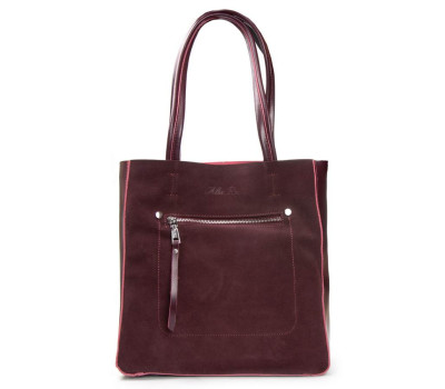 Сумка жіноча Класична замш ALEX RAI 8773-220 bordo