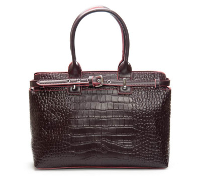 Сумка Шкіряна Жіноча Класична ALEX RAI 00108 bordo