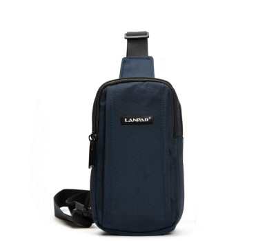 Сумка Чоловіча на плече нейлон Lanpad 6043 blue