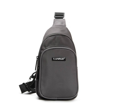 Сумка Чоловіча на плече нейлон Lanpad 63744 gray