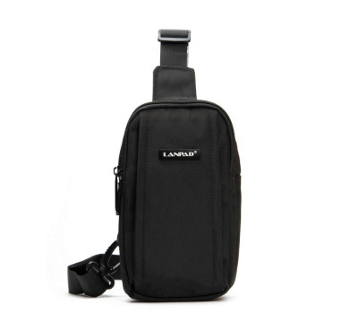 Сумка Чоловіча на плече нейлон Lanpad 6043 black