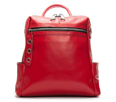 Сумка Шкіряна Жіноча Рюкзак ALEX RAI 8781-9 red