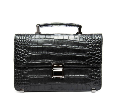 Сумка Чоловіча Барсетка шкіра BRETTON 5271-Q5 black