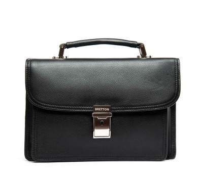 Сумка Чоловіча Барсетка шкіра BRETTON 9377-3 black