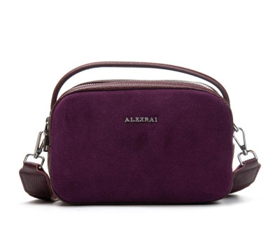 Сумка жіноча Класична замш ALEX RAI 99126 bordo