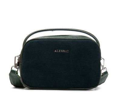 Сумка жіноча Класична замш ALEX RAI 99126 green