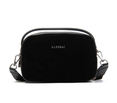 Сумка жіноча Класична замш ALEX RAI 99126 black