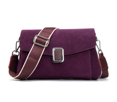 Сумка жіноча Класична замш ALEX RAI 93055 bordo